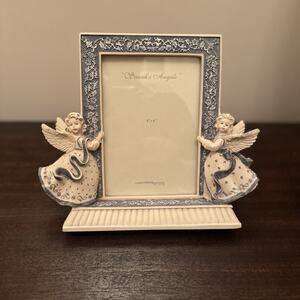 VTG Picture Frame 4 x 6 Sarah's Angels MindSpring GrannyCore Religious Cherubs